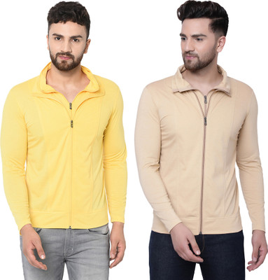Jangoboy Solid Men Polo Neck Multicolor T-Shirt