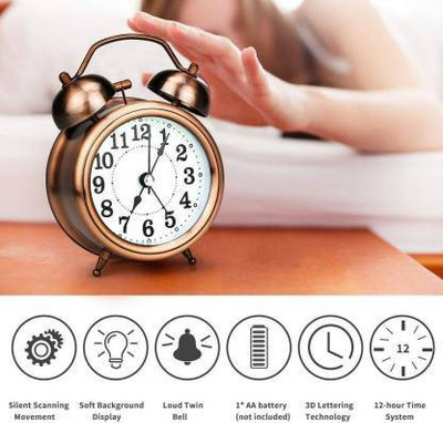 FIVANIO Analog-Digital Multicolor Clock
