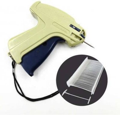 kushwaha enterprises Combo packArrow tag Gun 9S Machine + 5000pcs 35 MM TAG White, plastic Pins(Set Of 5000, White) kushwaha enterprises Combo packArrow tag Gun 9S Machine + 5000pcs 35 MM TAG White, plastic Pins(Set Of 5000, White)