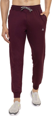 AVOLT Solid Men Maroon Track Pants