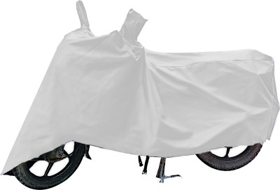 ShieldhubPro Two Wheeler Cover for Bajaj(V12, Silver)