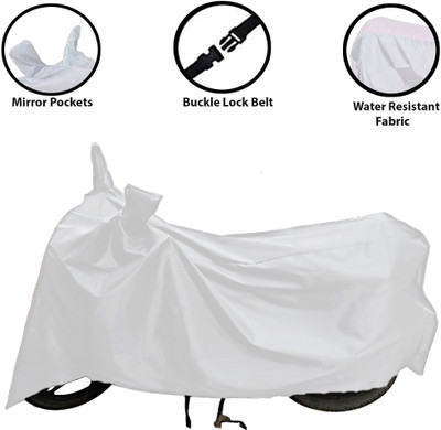 Shelterhub Enterprises Two Wheeler Cover for Bajaj(Pulsar 135 LS DTS-i, Silver)