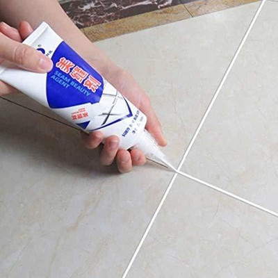 PKK TRADERS Tiles Gap Filler Agent, Waterproof Grout Sealant Agent Adhesive(180 ml)