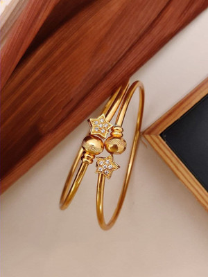 BHADANITREAD Alloy Gold-plated Bangle Set