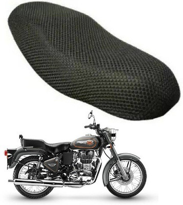 Nrv Creation UNQ-MESH-BSC-A32 Single Bike Seat Cover For Royal Enfield Classic 500