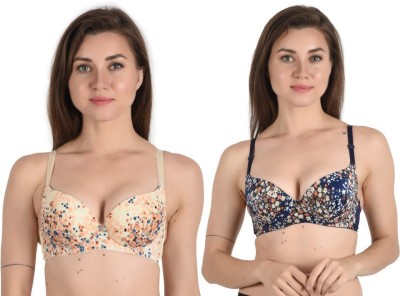 Zylum Fashion Women Imported Push Up Bra Women Push-up Heavily Padded Bra(Multicolor)