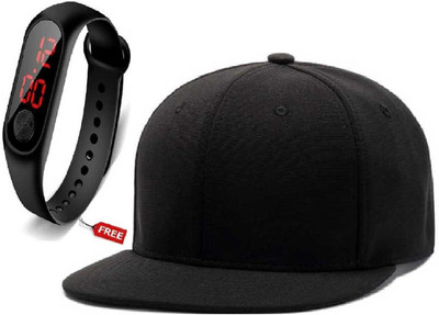 Pramukhraj Enterprise Solid Sports/Regular Cap Cap(Pack of 2)