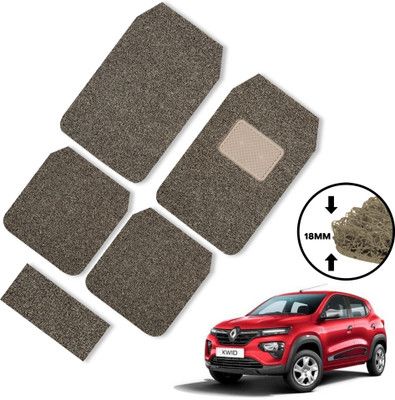 GoMechanic PVC Standard Mat For  Renault Kwid(Beige, Brown)