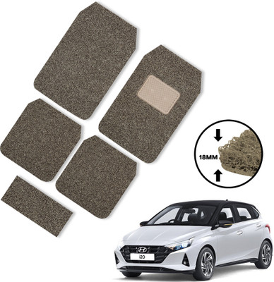 GoMechanic PVC Standard Mat For  Hyundai i20(Beige, Brown)