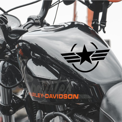 komstec Sticker & Decal for Car & Bike(Multicolor)