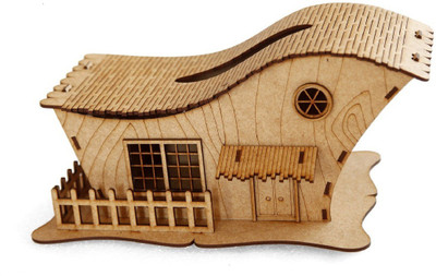 LAKHAJI 1 Compartments WOOD HOME TISSUE(Brown)