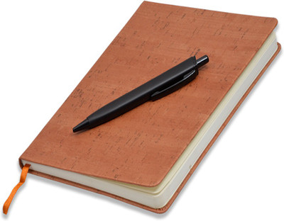 COI A5 Designer Diary Undated New Year Planner for Students | Teachers | Him & Her with Pen A5 Diary RULED 192 Pages(LIGHT BROWN)