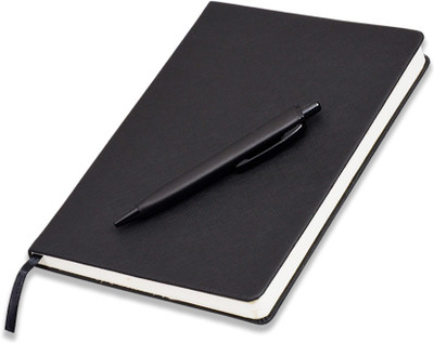 COI Black A5 Personal Diary Journal for Designer | Architect | Engineer with Pen A5 Diary RULED 192 Pages(Black)