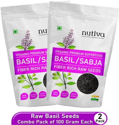 Nutiva Basil Seeds Seed(200 g)