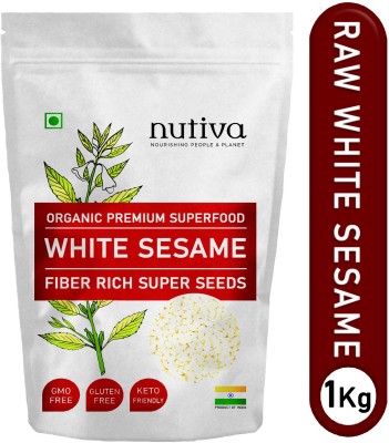 Nutiva White Sesame Seeds Seed(1 kg)