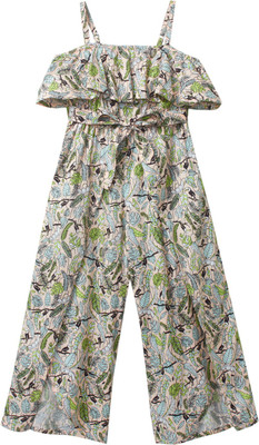 Cub McPaws Printed Girls Jumpsuit