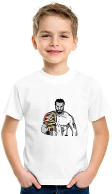 Shubham designer gallery Baby Boys Printed Cotton Blend Regular T Shirt(Multicolor, Pack of 1)