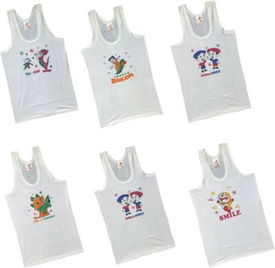 DK Creation Vest For Baby Boys & Baby Girls Cotton(White, Pack of 60)