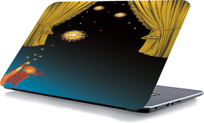 Digi2cart DYNAMIC DESIGN LAPTOP STICKER 15.5 Inch QTH-L10-1005 VINYL Laptop Decal 15.5