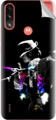 Snooky Motorola Moto E7 Power Mobile Skin(Black)