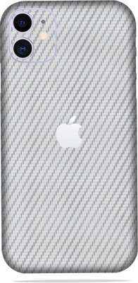 WeCre8 Skin's Apple Iphone 11 Back Mobile Skin(Silver)