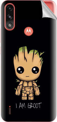 tiddler Motorola Moto E7 Power Mobile Skin(Black)