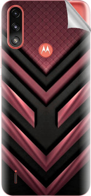 Snooky Motorola Moto E7 Power Mobile Skin(Black)