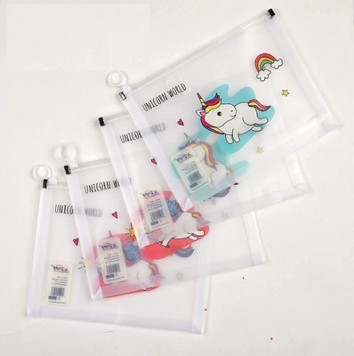 Vinayak Fashions Unicorn Unicorn Art Plastic Pencil Boxes(Set of 4, Multicolor)