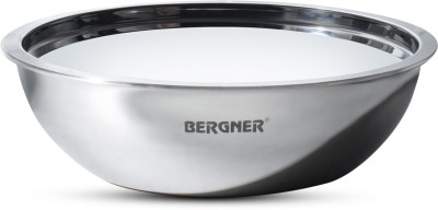 BERGNER Argent Tri-ply 24 cm, 2.5 litres Tasra/Tasla with Lid 2.5 L capacity 24 cm diameter(Stainless Steel, Induction Bottom)