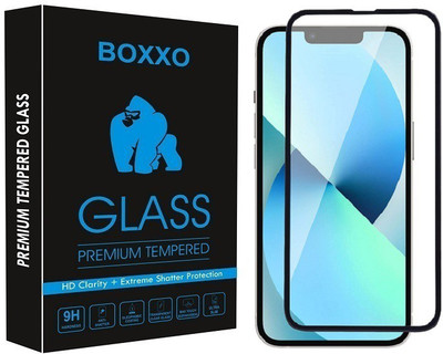 Boxxo Edge To Edge Tempered Glass for Apple iPhone 13 Mini(Pack of 1)