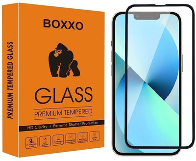 Boxxo Edge To Edge Tempered Glass for Apple iPhone 13 Mini(Pack of 1)