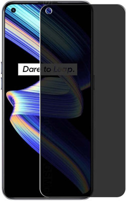 TempGlow Edge To Edge Tempered Glass for Oppo F19 Pro Plus Privacy(Pack of 1)