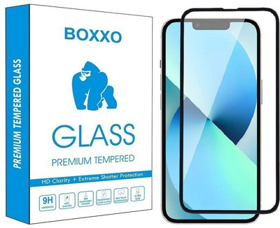 Boxxo Edge To Edge Tempered Glass for Apple iPhone 13 Mini(Pack of 1)