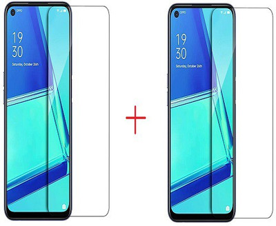 NIMMIKA ENTERPRISES Tempered Glass Guard for oppo a52/a72/a92 tempered glass(Pack of 2)