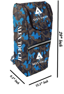 ALEXTOUCH New Medium Size Look Classic Cricket Kit Bag/Duffle(Blue, Kit Bag)