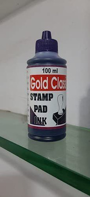 GoldClass Stamp Pad Ink(100ml)-Pack of 3 (Voilet) Stamp Pad Ink(100 ml)