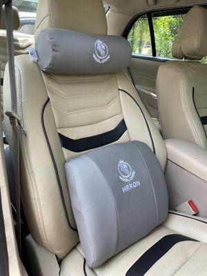 MRRON CELIIA Memory Foam Neck Rest & Lumbar Support For Car or Office Chair Back / Lumbar Support