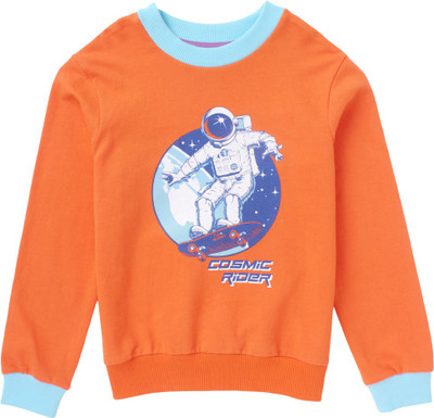 Cub McPaws Full Sleeve Graphic Print Boys Sweatshirt