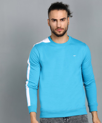 PARK AVENUE Full Sleeve Color Block Men Sweatshirt