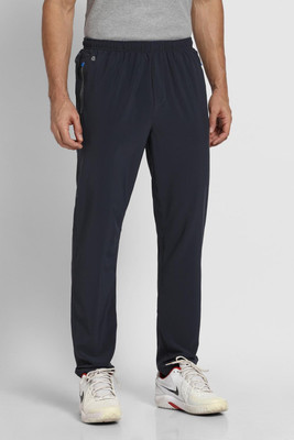 VAN HEUSEN Performance Swift Dry And 4 Way Stretch Solid Men Dark Blue Track Pants