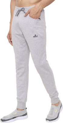 AVOLT Solid Men Grey Track Pants