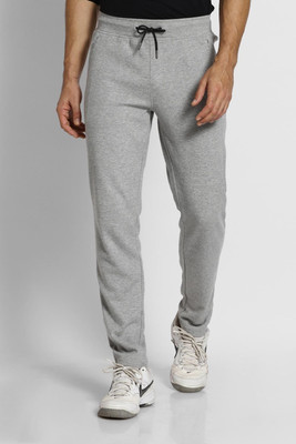 VAN HEUSEN Athleisure Men Grey Solid Smart Tech Easy Stain Release Track Pants Solid Men Grey Track Pants