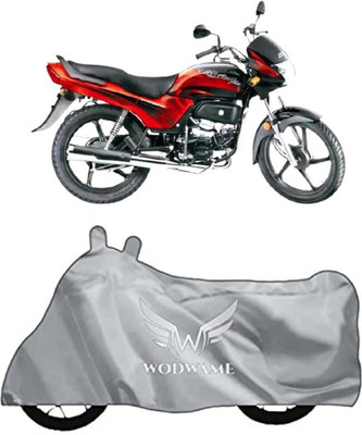 P1M Waterproof Two Wheeler Cover for Hero(Passion Plus, Silver)