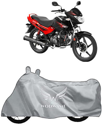 P1M Waterproof Two Wheeler Cover for Hero(Glamour Programmed FI, Silver)