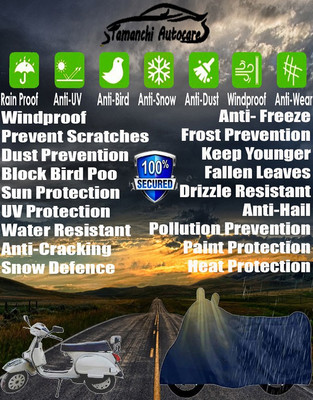 Tamanchi Autocare Waterproof Two Wheeler Cover for LML(Select, Blue)