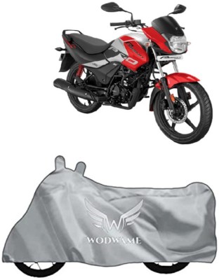 P1M Waterproof Two Wheeler Cover for Hero(Passion Pro i3S, Silver)