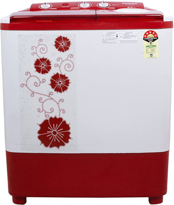 Panasonic 6.5 kg Semi Automatic Top Load with In-built Heater Red (NA-W65B4RRB)