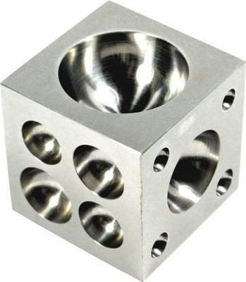 Digital Craft Steel Dapping Block Sqaure Block 2 inchi