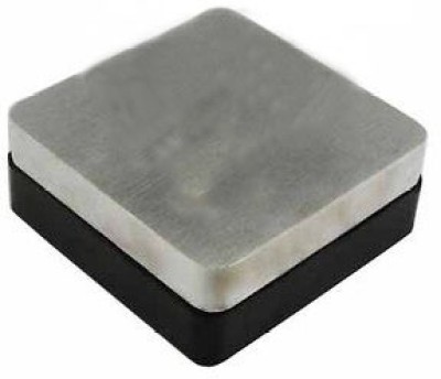 Luxuro Square Bench Block Steel Fixed On Rubber Base 2.1/2” x 2.1/2”x 1”