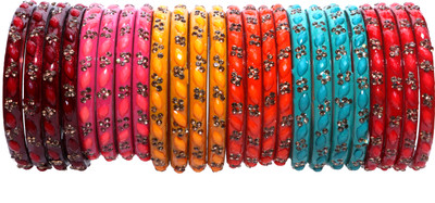 mahakalji Glass Bangle Set(Pack of 24)
